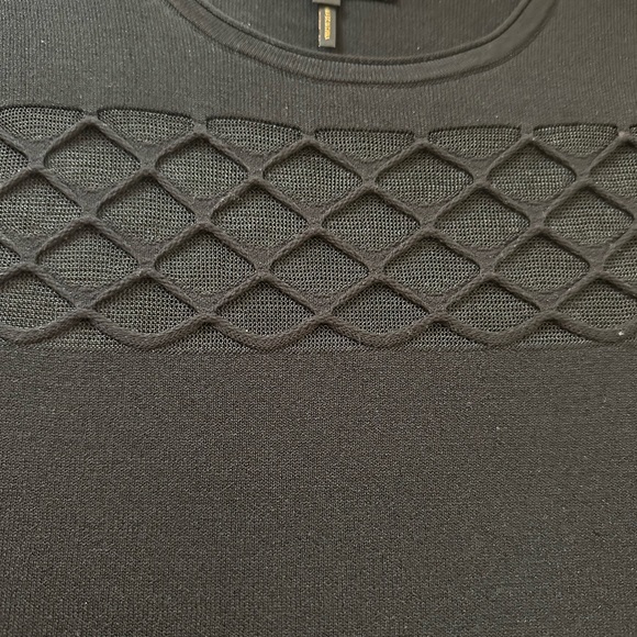 Maje knit top with sheer detailing - Picture 3 of 3